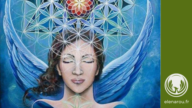 femme et fleur de vie