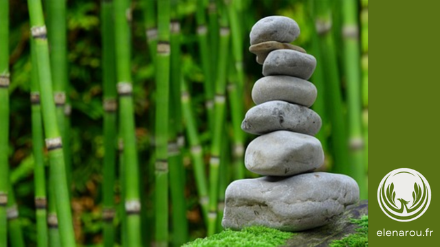 kern zen, empilement de galets