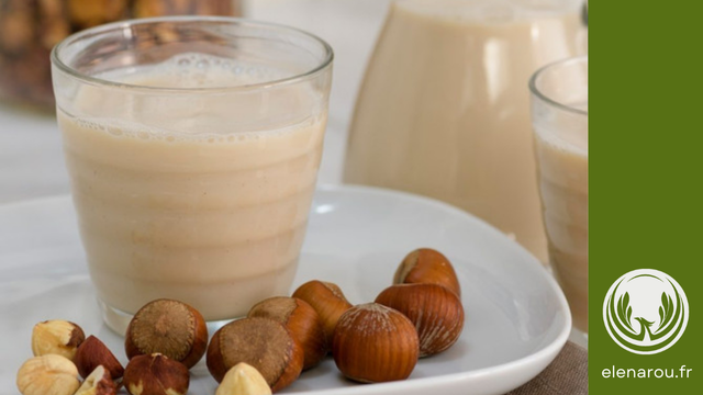 lait de noisettes