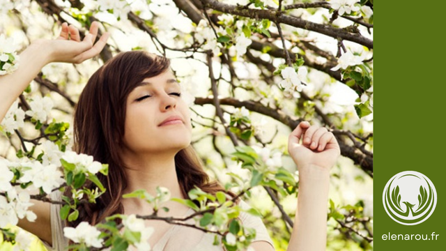 Femme dans la nature