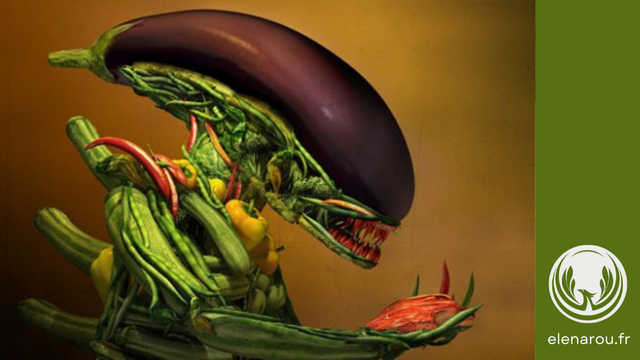 alien tout en légumes !